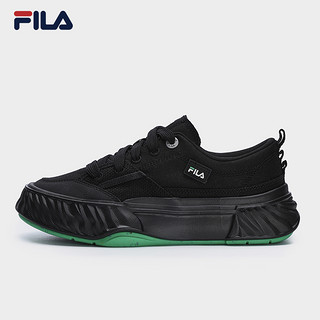 FILA 斐乐 Fosso 女子运动帆布鞋 F12W322301F-BK 黑色 36.5