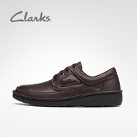 Clarks 其乐 自然系列男士休闲皮鞋男舒适轻便户外商务休闲鞋 棕色 建议拍大半码