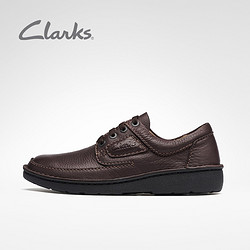 Clarks 其乐 自然系列男士休闲皮鞋男舒适轻便户外商务休闲鞋 棕色 建议拍大半码 41