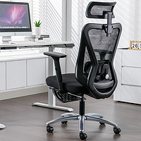 PLUS会员：DOWINX LS-2023-1人体工学椅子电脑椅+3D扶手+4级气杆+脚踏