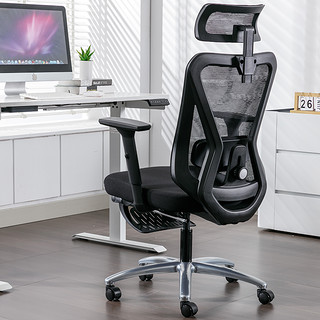 PLUS会员：DOWINX LS-2023-1 人体工学椅子电脑椅+3D扶手+4级气杆+脚踏