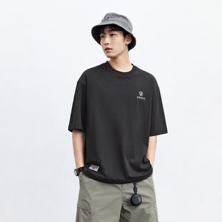 太平鸟男装2023年夏季新款重磅T恤刺绣男生短袖 3 S
