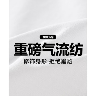 太平鸟男装2023年夏季新款重磅T恤刺绣男生短袖 3 S