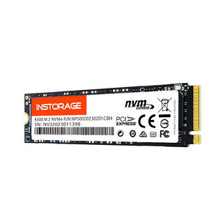 INSTORAGE 智随享 K700 NVMe M.2 固态硬盘 1TB（PCIe 4.0）