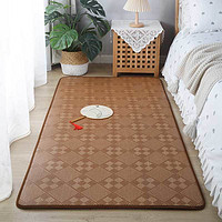 圣西罗 藤席地垫卧室客厅夏季编织凉席地毯日式榻榻米床垫床边打地铺睡垫