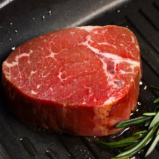 One's Member 1号会员店 澳洲和牛M3臀腰肉心原切牛排 谷饲360天 600g（4片)烧烤烤肉食材