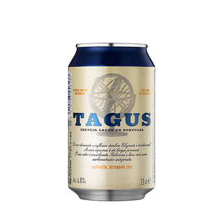西班牙进口泰谷（TAGUS）拉格原装进口啤酒330ml*6罐体验装畅饮装