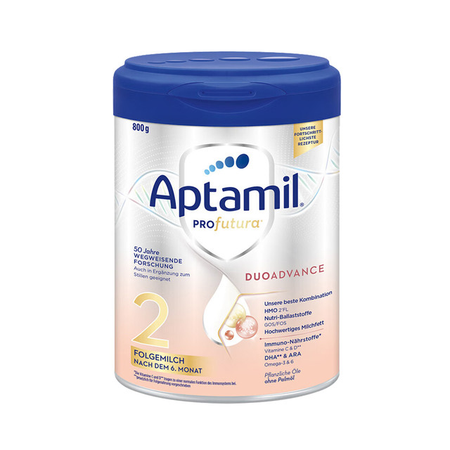 爱他美 德爱白金婴儿奶粉白金2段  800g*2