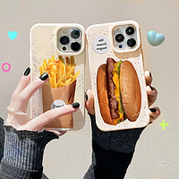 X-it 爱胜 手机壳 创意薯条汉堡 适用iPhone14Promax