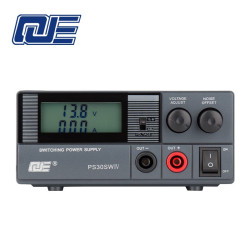 QJEPOWER PS30SWIV车载台基地短波电台直流稳压数显通讯开关电源13.8V30A求精4代