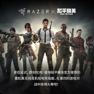 RAZER 雷蛇 战锤狂鲨真无线X蓝牙入耳手机游戏运动耳机降噪