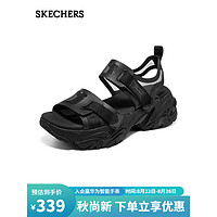 SKECHERS 斯凯奇 女休闲沙滩鞋119858 全黑色/BBK 36