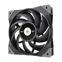 Thermaltake 曜越 Tt（Thermaltake）钢影TOUGHFAN 14cm 黑色 机箱风扇（黑框黑叶/无光/减震设计/二代液压轴承/高风压风扇）