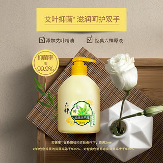 六神 洗手液500ml*2(有效抑菌99.9% 清爽 新老款随机发货)