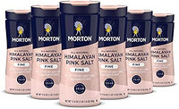 Morton Salt 喜马拉雅粉红盐，精细，17.6 盎司 500g（6 包）