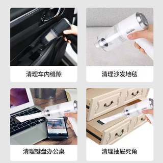 车载无线吸尘器家用车用小型手持大吸力窗户缝隙便携充电清洁器