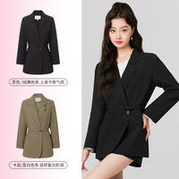 ETERNAL FASHION EF高级感通勤西装外套2023新款小众设计感职业装休闲小西服