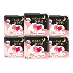 kotex 高洁丝 超薄甜睡夜安裤裤型卫生巾 L 2片*12