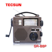 TECSUN 德生 GR-88P手摇发电老人全波段防灾应急便携式广播收音机