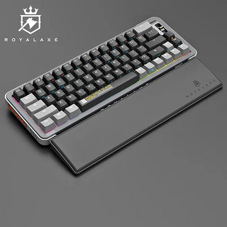 Royal Axe 御斧 Y68 PU皮革键盘托 护腕托 键盘手托 灰色