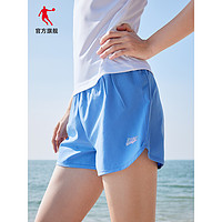 抖音超值购：QIAODAN 乔丹 中国乔丹运动短裤女夏季新款梭织速干透气健身跑步XNK22201222