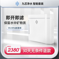 九芯 GOSSEN九芯 滤芯服务套装智能版 NSF认证可乐丽椰壳活性炭*2+0.01微米超滤膜