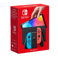 抖音超值购：Nintendo 任天堂 Nintend原装进口续航游戏机  日版switcholed红蓝 保税发货