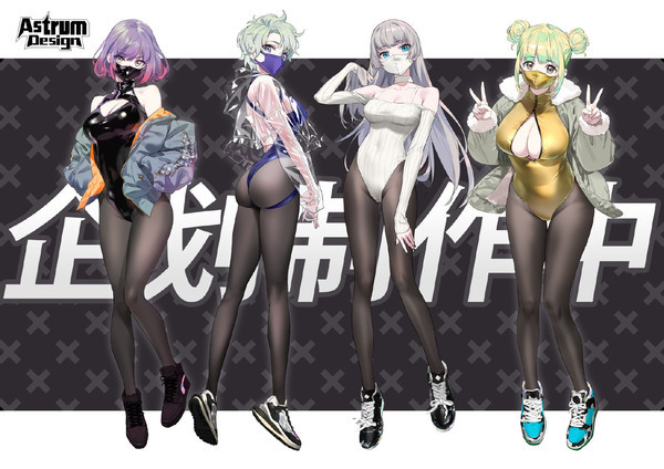 Astrum Design 运动鞋×高开衩×口罩 MIA 1/7 手办