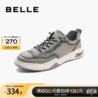 BeLLE 百丽 男款舒适休闲鞋男鞋新款商场同款透气运动百搭帆布鞋7PW01BM2