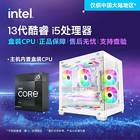 七彩虹i5 13490F/RTX4060Ti 8G/16G纯白海景房台式电脑DIY组装机