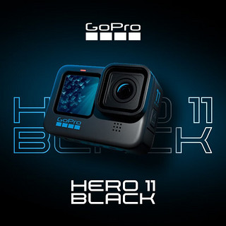 GoPro HERO11 Black 运动相机 户外摩托骑行 防水防抖相机 Vlog4K运动摄像机 GOPRO 11基础