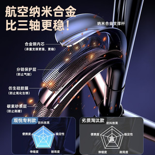 观悦手机自拍杆三脚架云台360度操控抖音蓝牙拍照神器直播桌面支架vlog防抖苹果 多功能抖音遥控器