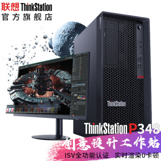 Lenovo 联想 ThinkStation P348塔式工作站图形设计主机酷睿i5-11500/8G/1T/集显/500W