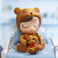 19八3 Little Amber Bear-Hug熊抱日记系列盲盒 可爱玩具摆件