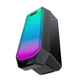 TAIDU 钛度 双子精灵Q2 音箱电脑 2.0立体声桌面 有线蓝牙5.2 游戏音响 RGB灯家用 黑色