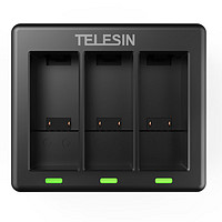 TELESIN 适配GOPRO12 11 10电池充电器配件HERO9电池充电器运动相机配件