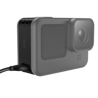 TELESIN 适配gopro11侧盖HERO10 9侧边保护盖gopro配件可充电侧边电池盖 支持边拍边充