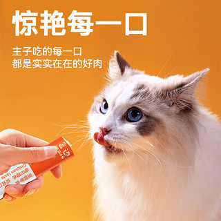 HEBIAN 盒边 猫咪零食  猫条100支+湿粮包10袋