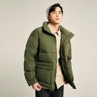 A21男装宽松加厚羽绒服男士2023冬季工装短款外套