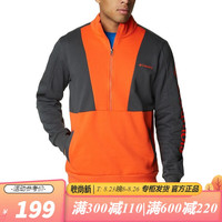 Columbia哥伦比亚户外男士秋冬休闲拼接套头针织长袖卫衣AE9237 813 S