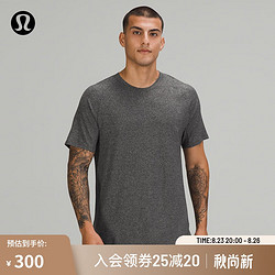 lululemon 露露乐蒙 丨DrySense 男士运动短袖 T 恤 *训练 LM3DAXS 黑色/犀牛灰 XL