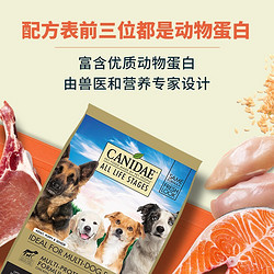 Canidae 卡比 狗粮美国进口四种肉配方全犬粮金毛中大型犬通用犬粮 四种肉5磅-效期至25年2月