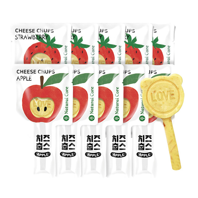 88VIP：Natural Core NaturalCore韩国进口狗零食鸡肉果蔬奶酪棒棒糖幼成犬小型犬磨牙10支