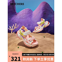 SKECHERS 斯凯奇 2022年夏季系列休闲时尚机甲凉鞋896124WPK37