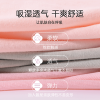 GRACE 洁丽雅 内裤纯棉女士无痕收腹中高腰大码女式少女生2023新款短裤头