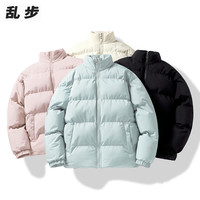 Rampo 乱步 立领棉衣男女冬季新款棉袄情侣装面包服保暖短款羽绒棉服外套