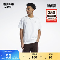 Reebok锐步官方夏季男女款TEE经典基础简约运动休闲圆领短袖T恤 HM9228 2XL(185/108A)