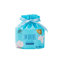 Breeze 清风 净润肌棉柔巾80节单卷 干湿两用加厚
