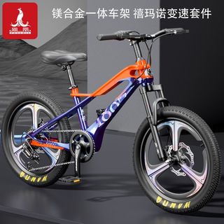 PHOENIX凤凰新款镁合金儿童自行车禧玛诺变速8-15岁中大童男孩女孩山地车