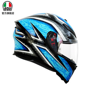 AGV/爱吉威 K5 S摩托车头盔全盔赛车跑盔双镜片男女防雾机车装备
